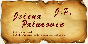 Jelena Palurović vizit kartica